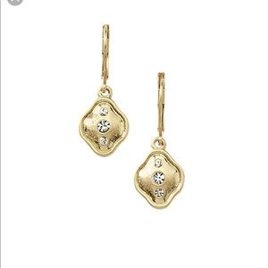 Lia Sophia gold earrings